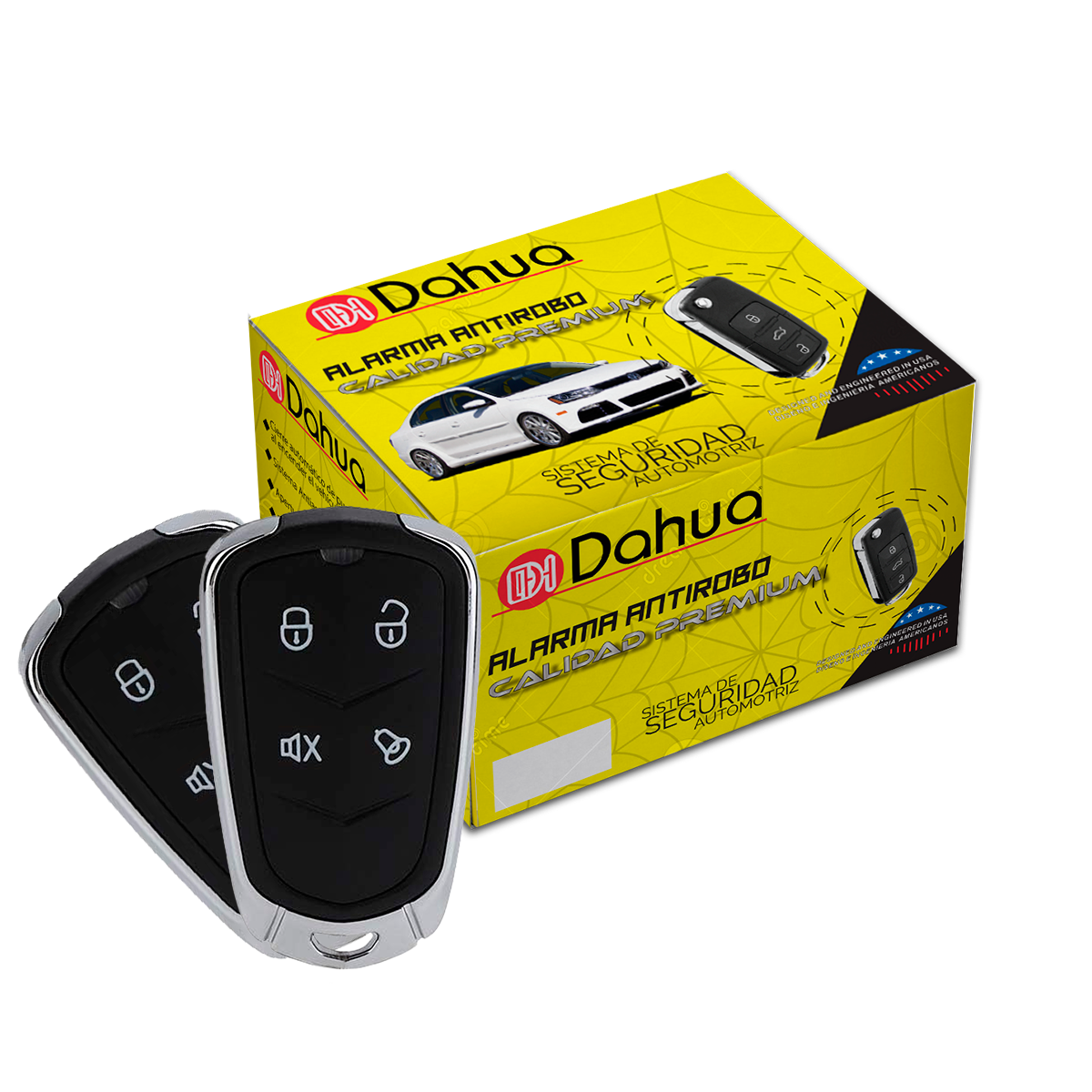 Alarma Automotriz DAL027 Universal con 2 Llaves y Control | TAKAMAYA
