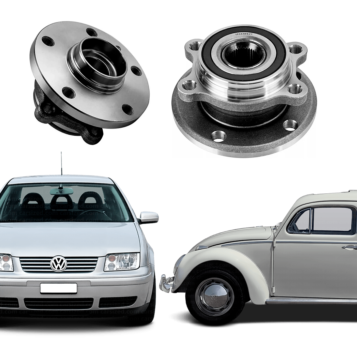 Maza Delantera VW Bora y Beetle c/ABS | Envío México | TAKAMAYA