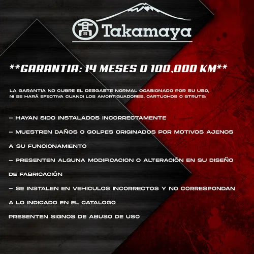 Kit Amortiguadores Aveo 2008–2018 | Delantero y Trasero