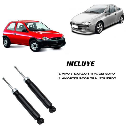 Amortiguadores Traseros Chevy Monza/Joy 1993–2012 | Gas
