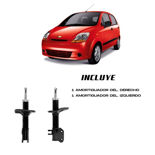 Par Amortiguadores Delanteros Matiz 2006–2015 | Gas Izq/Der
