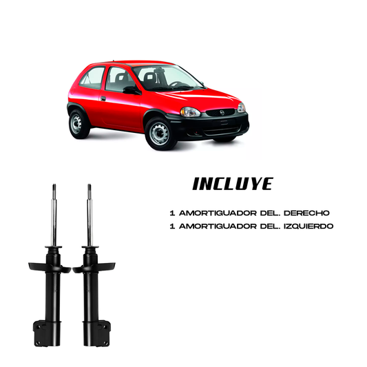 Amortiguadores Delanteros Chevy Monza/Joy 1993–2012 Gas (Par)