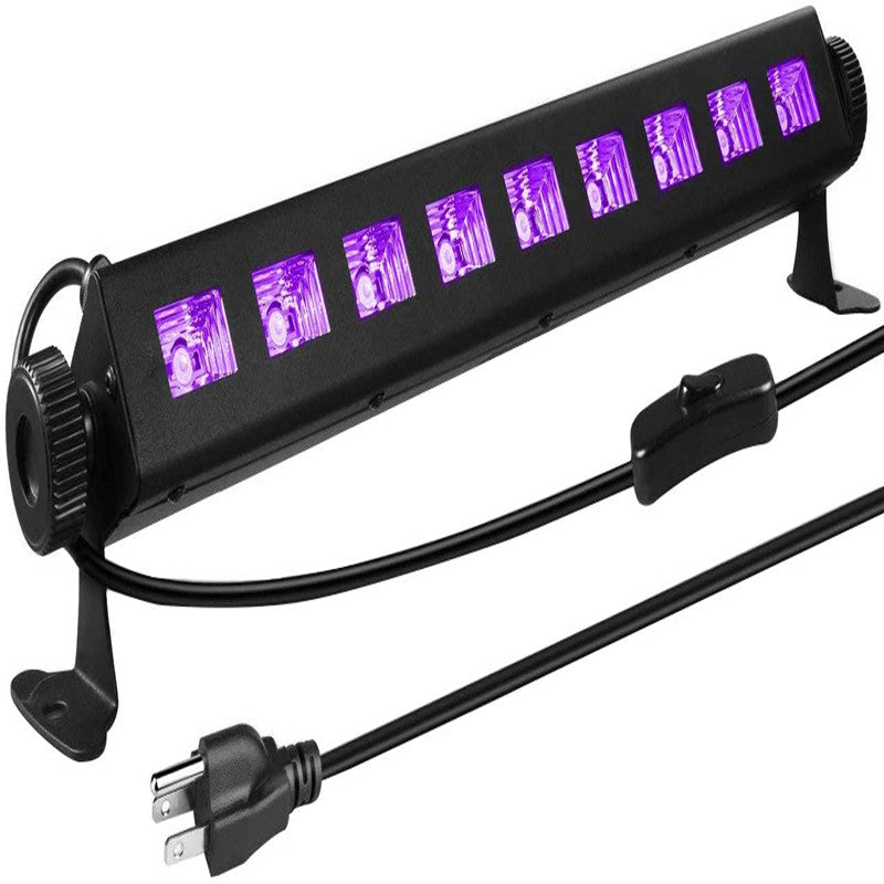 Barra de luz led luces Ultravioleta Uv brilla en la oscuridad luz neón para fiestas decoración