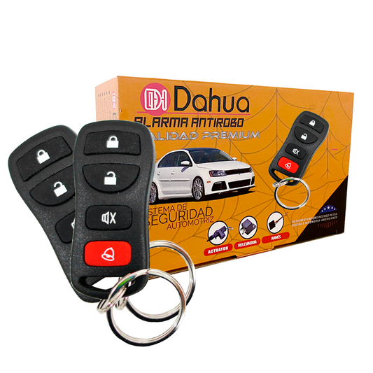 Alarma Automotriz Universal DAL017C 5 Seguros + Control | TAKAMAYA