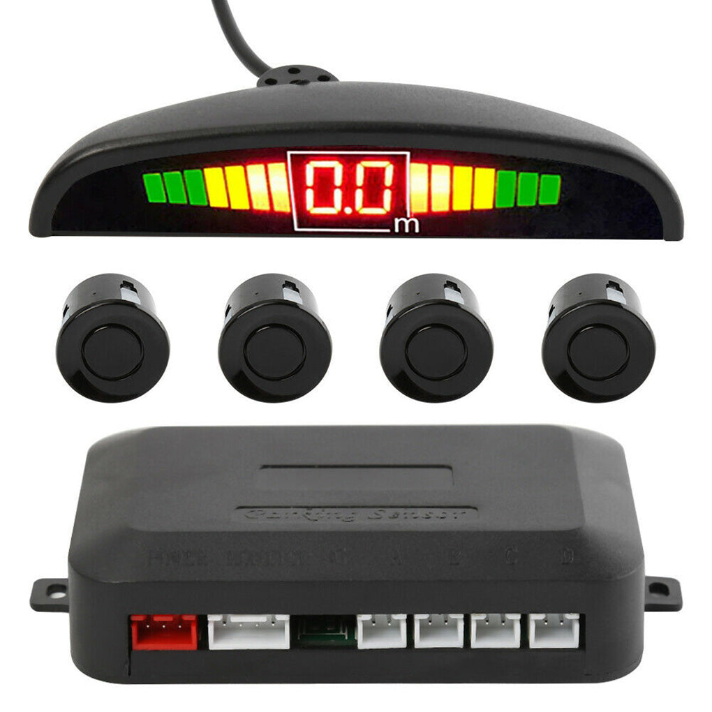 Kit  de sensor de Reversa para estacionarse LED Universal de 4 sensores con Display