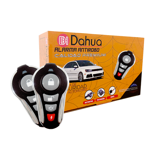 Alarma Automotriz Universal DAL021C 5 Seguros + Control | TAKAMAYA