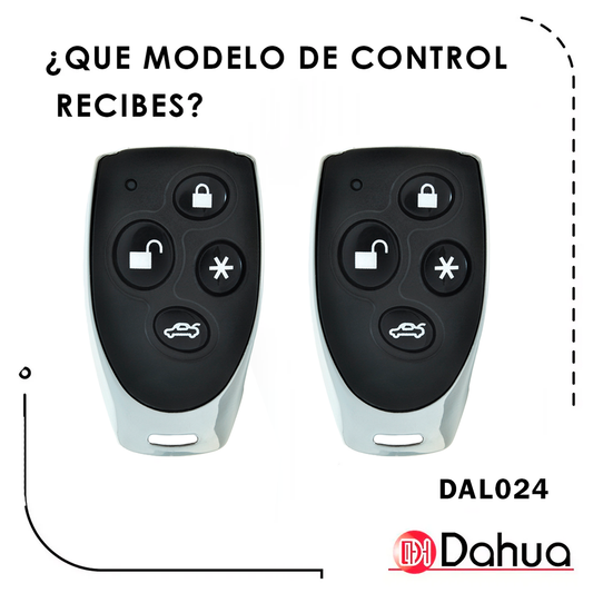 Alarma Automotriz DAL024 Universal con 2 Llaves y Control | TAKAMAYA