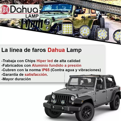 Faros Hiper Led 45w 7x5 Led Luz Alta Baja Jeep Pick Up