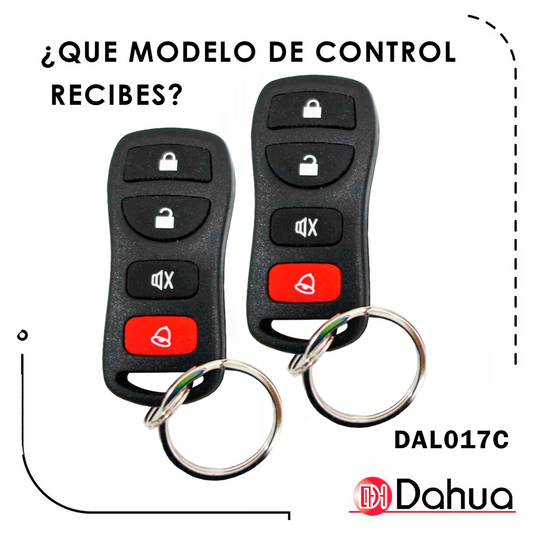 Alarma Automotriz Universal DAL017C 5 Seguros + Control | TAKAMAYA
