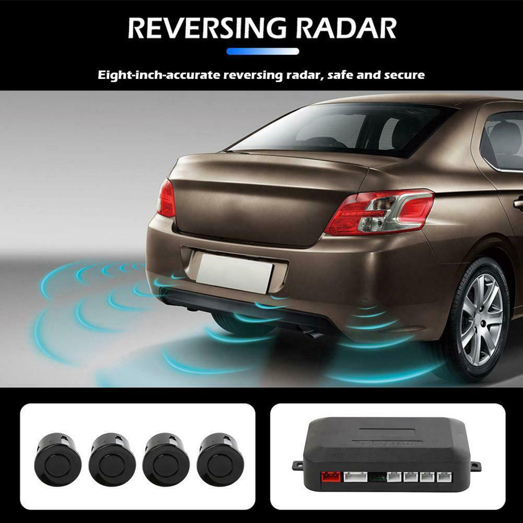 Kit  de sensor de Reversa para estacionarse LED Universal de 4 sensores con Display