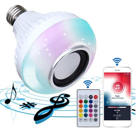 Bombilla de luz musical Led Bluetooth RGB inteligente