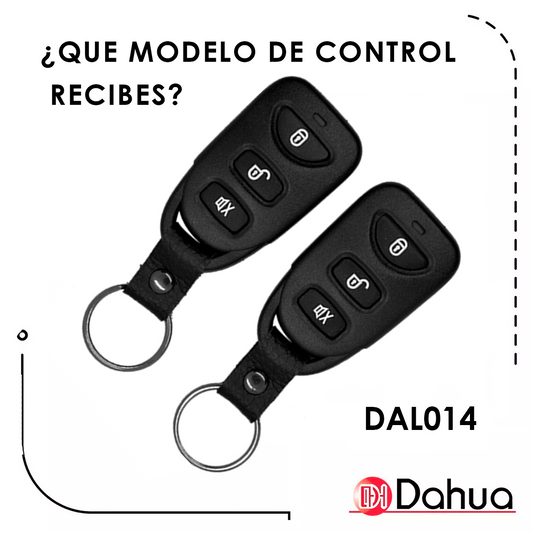 Alarma universal para auto Dahua DAL014 con 2 controles remotos