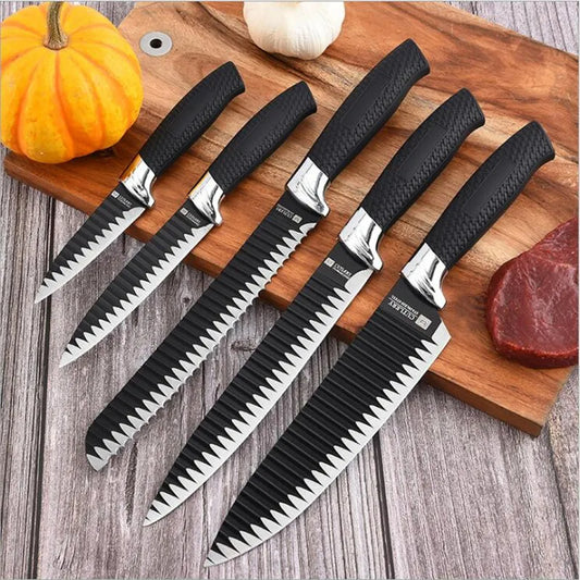 SET DE CUCHILLOS DE COCINA ACERO INOXIDABLE