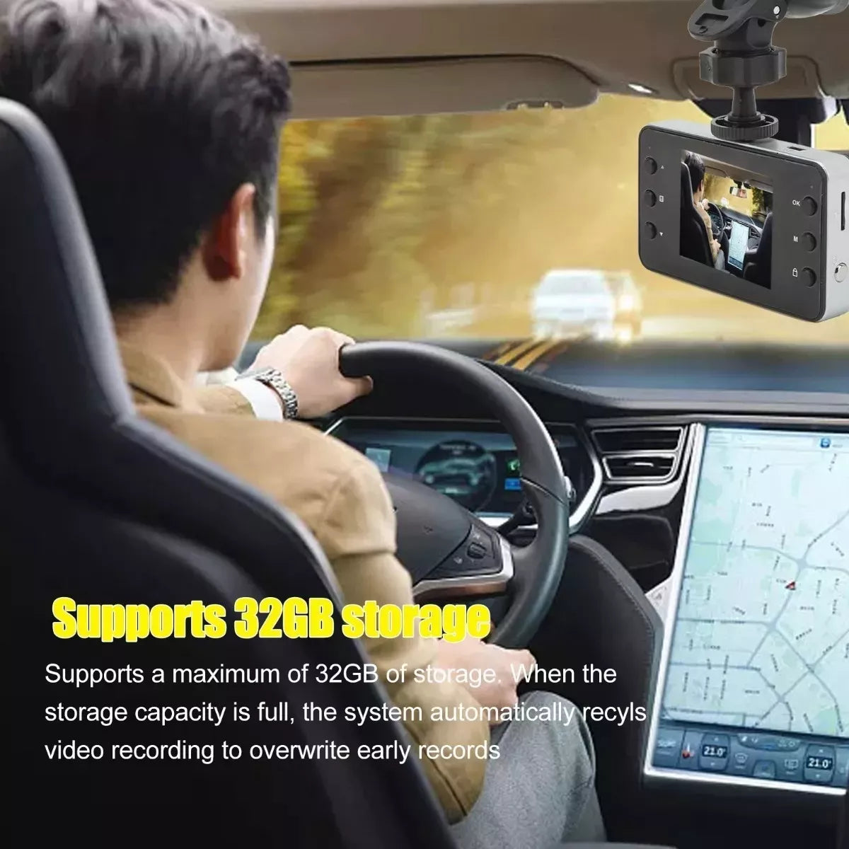 Camara Dvr Grabadora para Auto Seguridad Accidentes Antirrobo