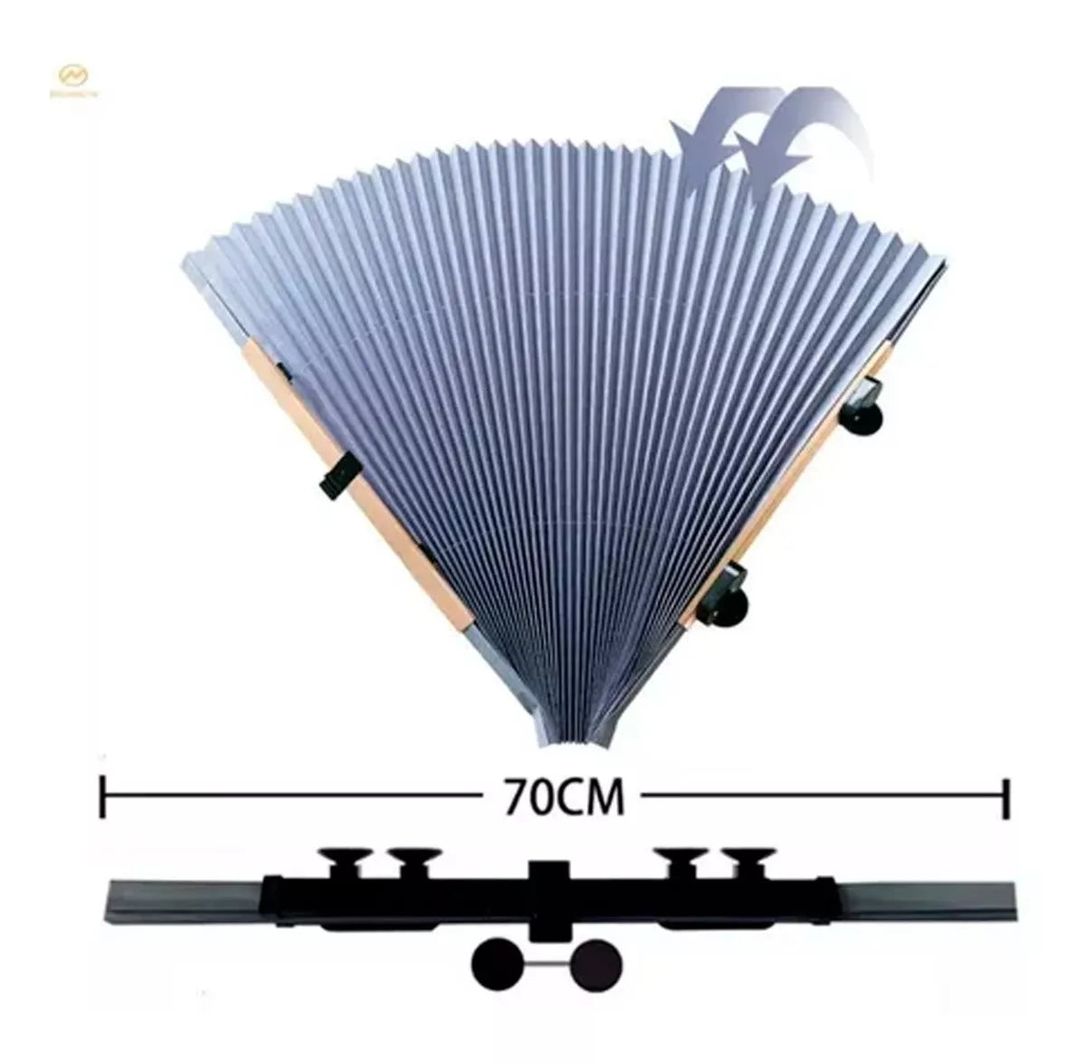Parasol Cubre Sol Retráctil Para Parabrisas Auto O Camioneta