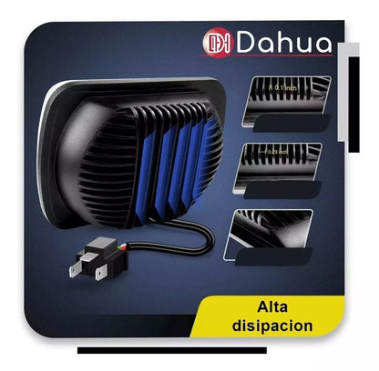 Faros Hiper Led 45w 7x5 Led Luz Alta Baja Jeep Pick Up