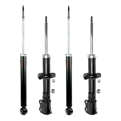 Kit 4 Amortiguadores Nissan March 2012–2022 Delantero y Trasero