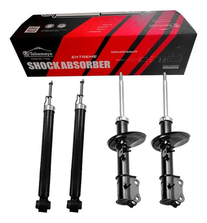 Kit 4 Amortiguadores Delantero y Trasero para Chevrolet Aveo 1.6L 2008-2018