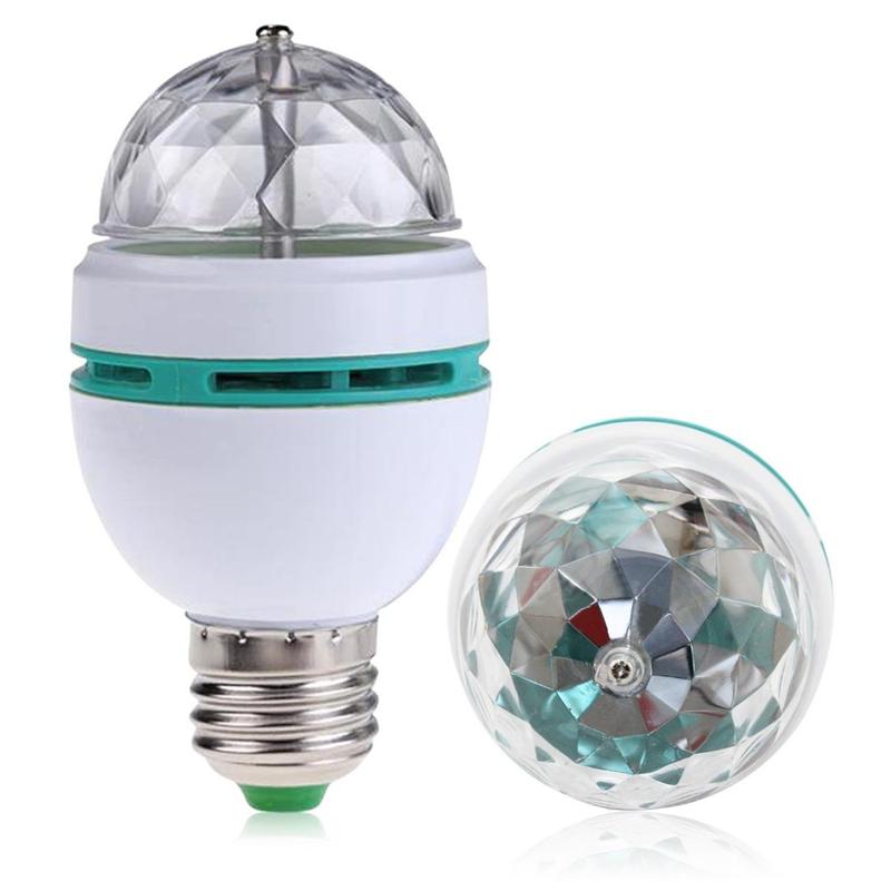 FOCO LED LUCES RGB GIRATORIO COLORES