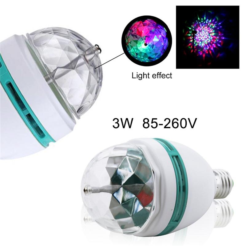 FOCO LED LUCES RGB GIRATORIO COLORES