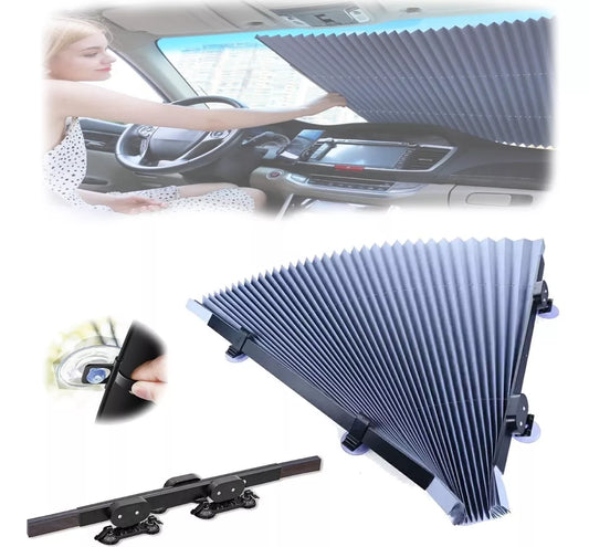 Parasol Cubre Sol Retráctil Para Parabrisas Auto O Camioneta