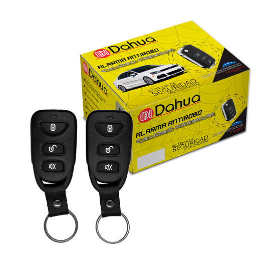 Alarma universal para auto Dahua DAL014 con 2 controles remotos