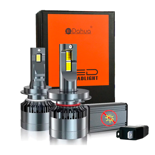 Kit de focos LED H7 para auto | 22,000 lúmenes de alta potencia