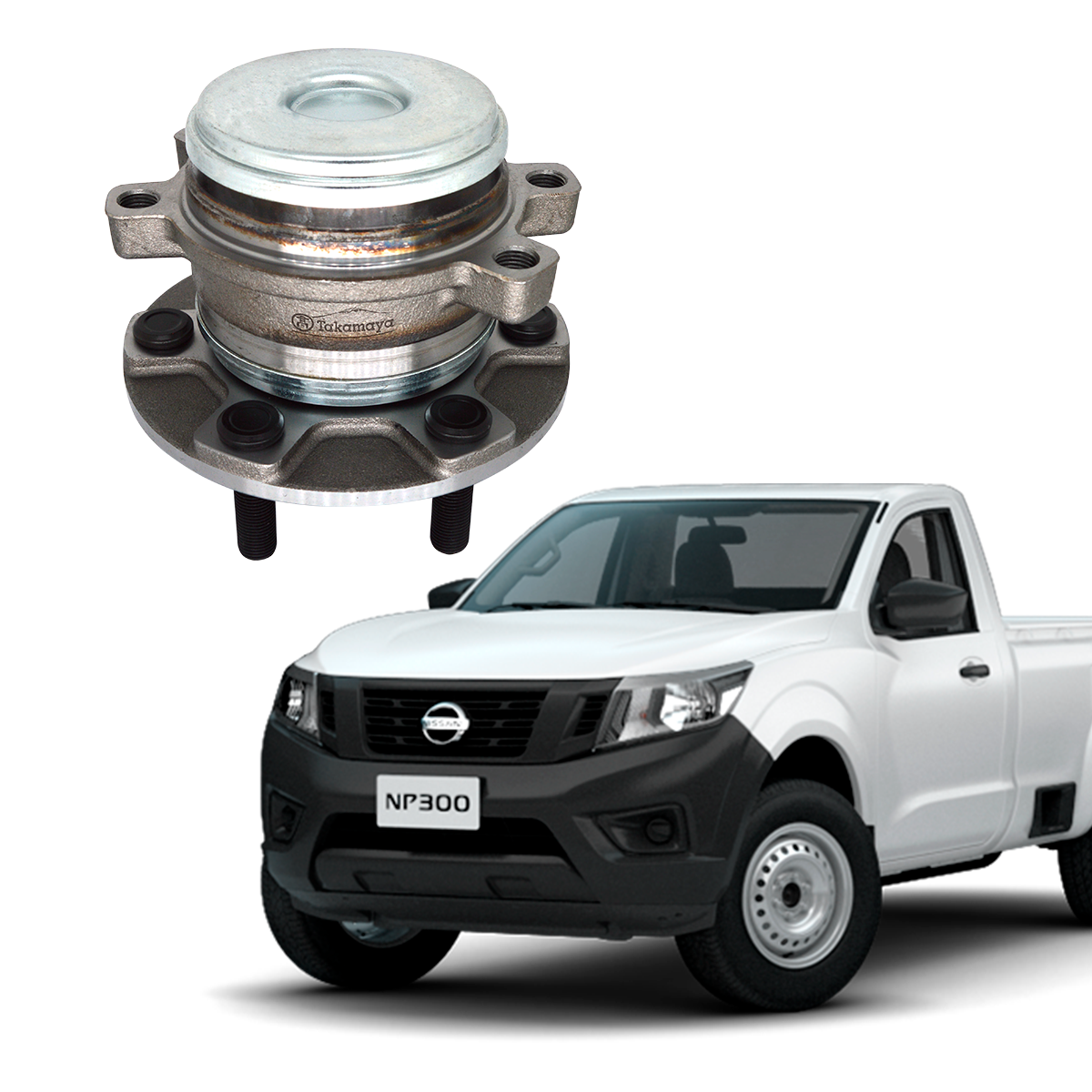 Maza Delantera NP300 4x2 ABS (15-23) | Envío Gratis Takamaya